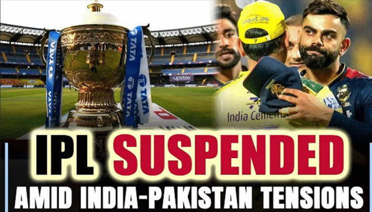 IPL 2025 Suspended: India-Pakistan Tensions